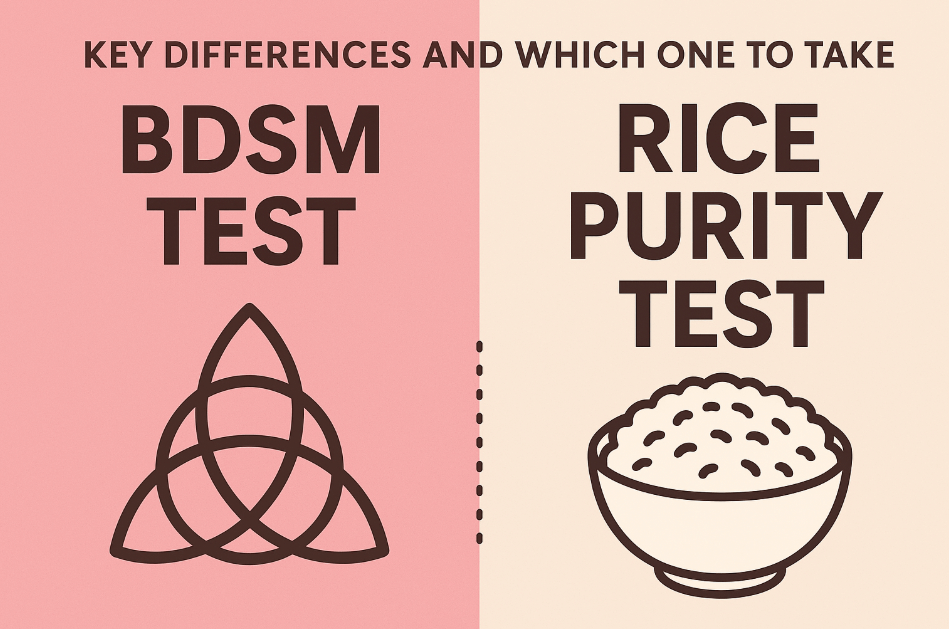 BDSM Test vs Rice Purity Test Comparison